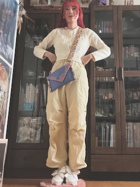 「clear（クリア）のアイテム」を使った、kumanomi6さん（レディース・166cm）の冬コーディネート
