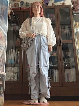 「アイテム（パーカー）」を使った、kumanomi6さん（レディース・166cm・20代）の夏コーディネート