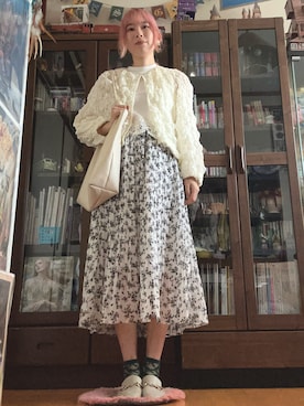 「dazzlin（ダズリン）のアイテム」を使った、kumanomi6さん（レディース・166cm）の春コーディネート