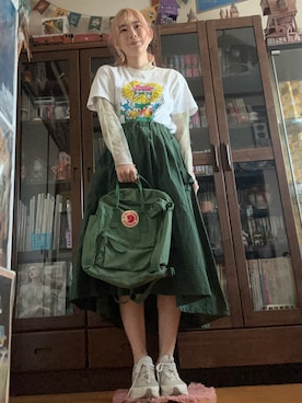 「niko and...（ニコアンド）のアイテム」を使った、kumanomi6さん（骨格ウェーブ・レディース・166cm）の夏コーディネート