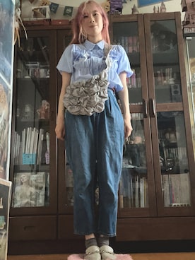 「RETRO GIRL（レトロガール）のアイテム」を使った、kumanomi6さん（骨格ウェーブ・レディース・166cm）の夏コーディネート