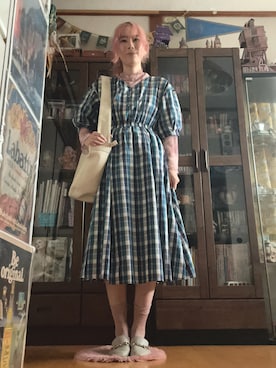 「Honeys（ハニーズ）のアイテム」を使った、kumanomi6さん（レディース・166cm）の夏コーディネート