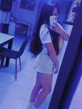 「NOのアイテム」を使った、Abril Ortizさん（レディース・165cm）の冬コーディネート