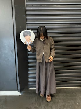 「アイテム（スカート）」を使った、krnmkiさん（レディース・156cm）の冬コーディネート