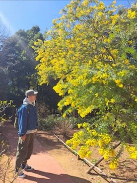 「Maison Kitsune(メゾンキツネ)のアイテム」を使った、nao7302さん(メンズ・175cm)の春コーディネート