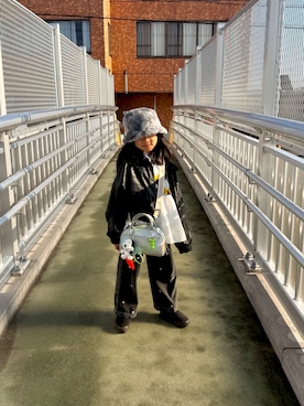 「アイテム（ブーツ）」を使った、mumumum33さん（キッズ・122cm）の冬コーディネート