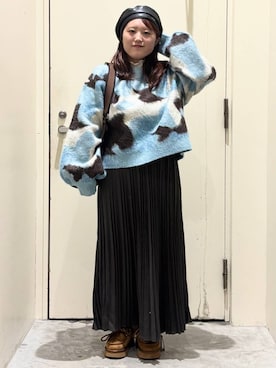 「アイテム（ハンチング/ベレー帽）」を使った、inyosanさん（レディース・153cm・30代）の冬コーディネート