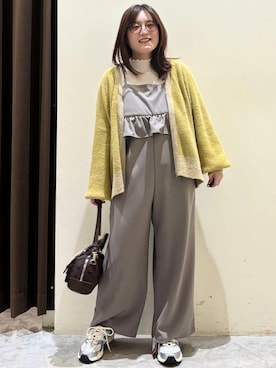 「アイテム（オールインワン・サロペット）」を使った、inyosanさん（レディース・153cm・30代）の秋コーディネート