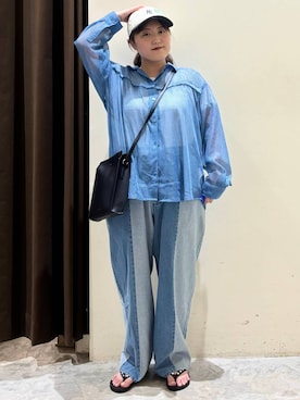 「アイテム（キャップ）」を使った、inyosanさん（レディース・153cm・30代）の夏コーディネート