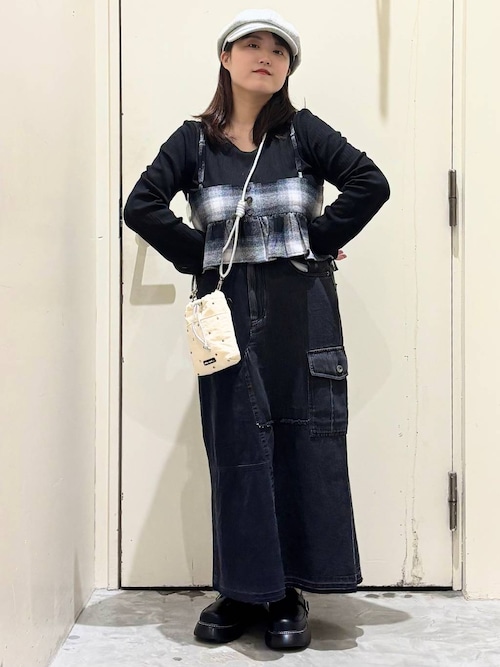 ニコアンド デニムスカート ニコアンド Misayo デニム ロングスカート