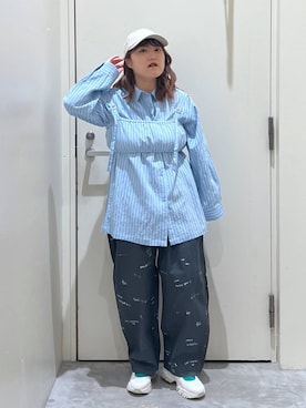 「アイテム（キャップ）」を使った、inyosanさん（レディース・153cm・20代）の春コーディネート