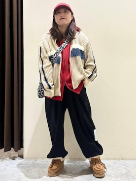 「アイテム（モカシン/デッキシューズ）」を使った、inyosanさん（レディース・153cm・30代）の秋コーディネート