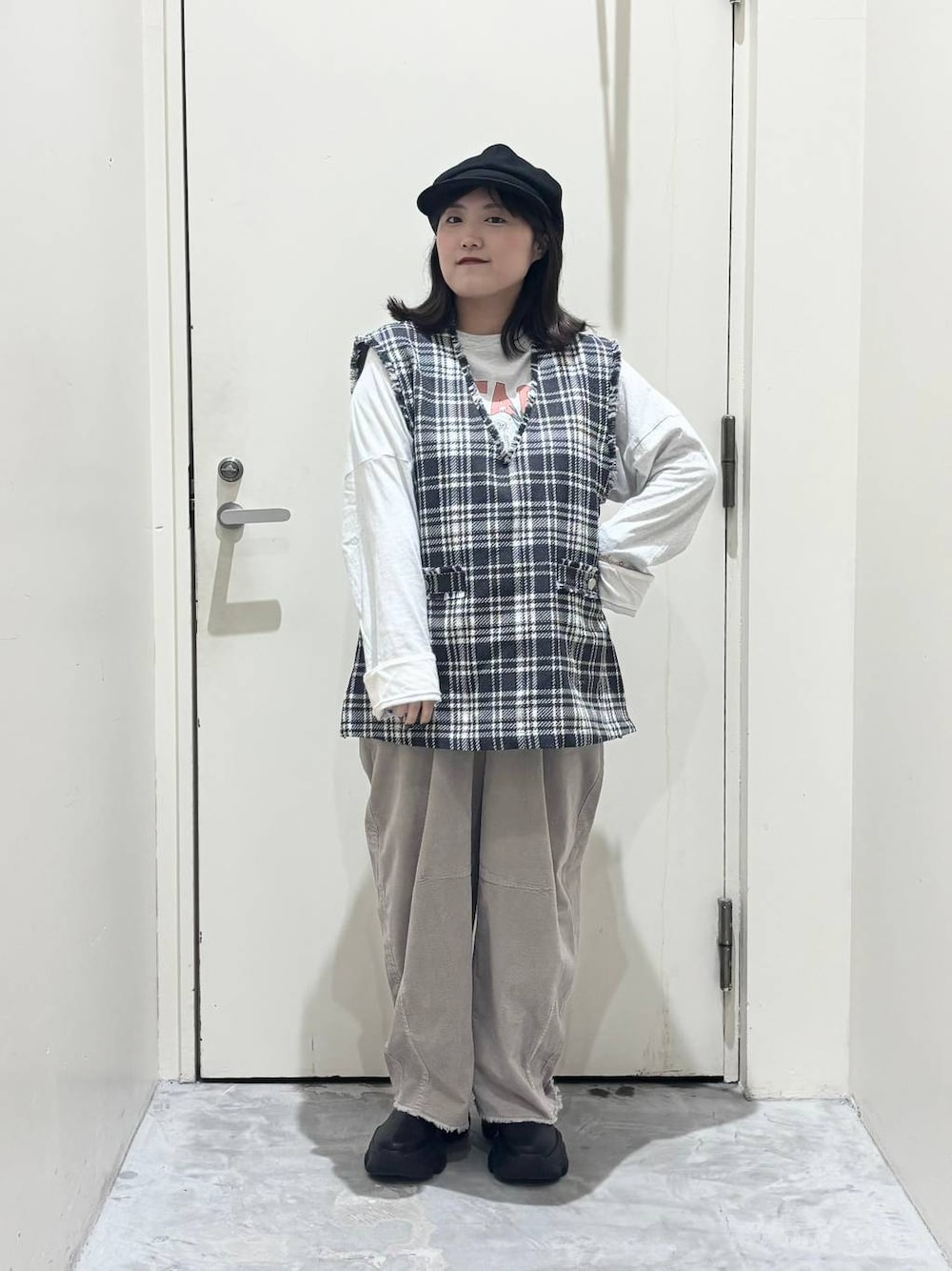 #Newans 【ANSWER FOR ファッショニスタ】ツイードベスト niko and（ニコアンド）の「アソートツイードベスト（ベスト