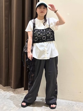 「アイテム（キャミソール）」を使った、inyosanさん（レディース・153cm・20代）の夏コーディネート