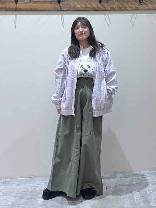 セール】ナイロン刺繍レースブルゾン（ブルゾン）｜niko and