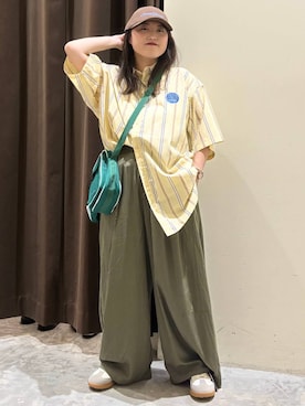 「niko and...（ニコアンド）のアイテム」を使った、inyosanさん（レディース・153cm）の夏コーディネート