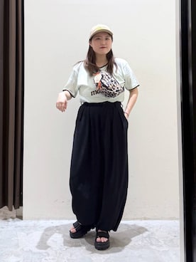 「niko and...（ニコアンド）のアイテム」を使った、inyosanさん（レディース・153cm）の春コーディネート