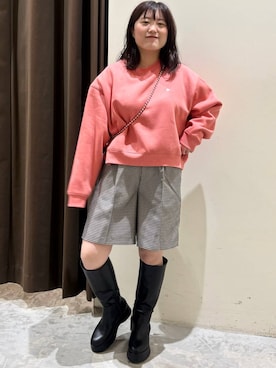 「アイテム（スウェット）」を使った、inyosanさん（レディース・153cm・20代）の秋コーディネート
