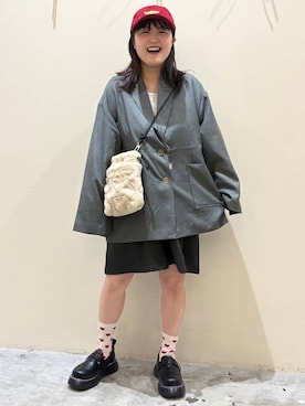 「アイテム（ドレスシューズ）」を使った、inyosanさん（レディース・153cm）の秋コーディネート