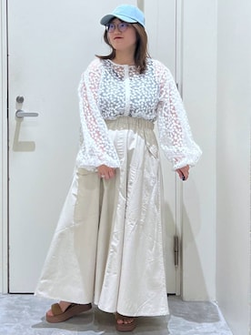 「アイテム（キャップ）」を使った、inyosanさん（レディース・153cm・20代）の春コーディネート