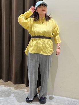 「アイテム（キャップ）」を使った、inyosanさん（レディース・153cm・20代）の春コーディネート