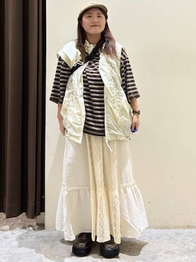 「アイテム（スカート）」を使った、inyosanさん（レディース・153cm・30代）の秋コーディネート