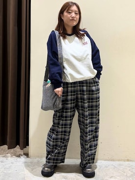 「アイテム（トートバッグ）」を使った、inyosanさん（レディース・153cm・30代）の秋コーディネート