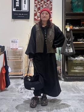 「niko and...（ニコアンド）のアイテム（ハンドバッグ）」を使った、inyosanさん（レディース・153cm）の秋コーディネート