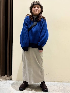 「アイテム（ボディバッグ/ウエストポーチ）」を使った、inyosanさん（レディース・153cm）の秋コーディネート