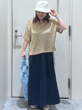 「アイテム（その他トップス）」を使った、inyosanさん（レディース・153cm・20代）の夏コーディネート