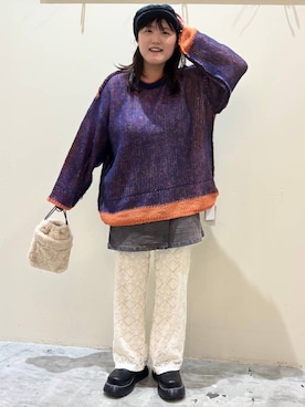「アイテム（ハンチング/ベレー帽）」を使った、inyosanさん（レディース・153cm・30代）の秋コーディネート