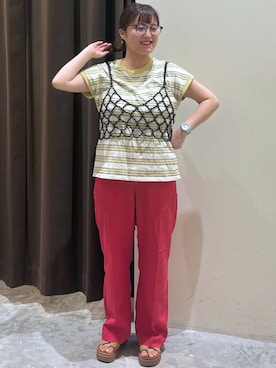 「アイテム（その他トップス）」を使った、inyosanさん（レディース・153cm・20代）の夏コーディネート