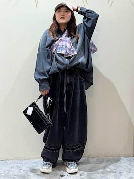 「アイテム（キャップ）」を使った、inyosanさん（レディース・153cm・30代）の夏コーディネート
