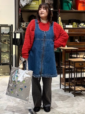 「niko and ...」｜「アイテム（バレエシューズ）」を使った、inyosanさん（レディース・153cm）の冬コーディネート