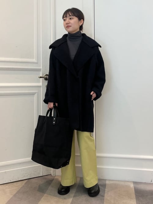 GALERIE VIE コットンカシミヤ タートルネックプルオーバー（T