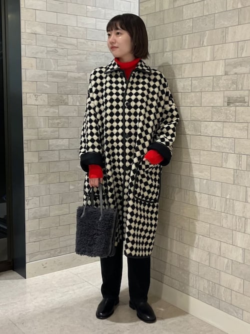 アズレージョ ステンカラーオーバーコート（ステンカラーコート