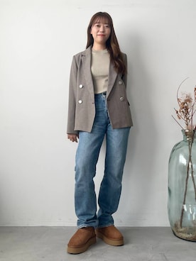 「厚底」｜momo🍑さん（レディース・157cm）の秋コーディネート