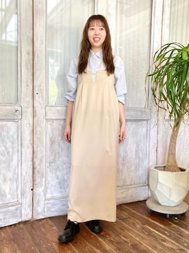 momo🍑さん（レディース・157cm）の春コーディネート