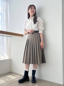 momo🍑さん（レディース・157cm）の秋コーディネート