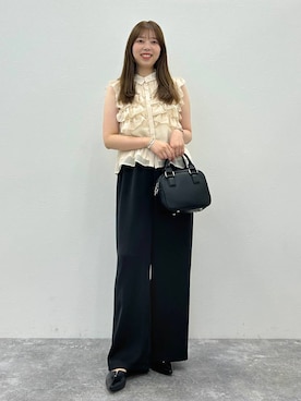 「31 Sons de mode（トランテアン　ソン　ドゥ　モード）のアイテム」を使った、momo🍑さん（レディース・157cm）の夏コーディネート