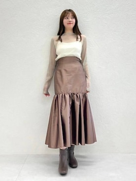 「WA ORiental TRaffic（ダブルエーオリエンタルトラフィック）のアイテム」を使った、momo🍑さん（レディース・157cm）の秋コーディネート