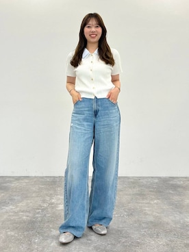 「31 Sons de mode（トランテアン　ソン　ドゥ　モード）のアイテム」を使った、momo🍑さん（レディース・157cm）の夏コーディネート