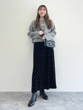 momo🍑さん（レディース・157cm）の秋コーディネート