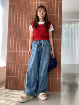 momo🍑さん(レディース・157cm)の春コーディネート