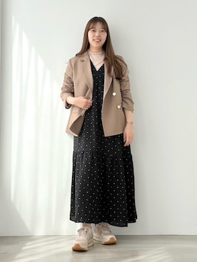 「31 Sons de mode（トランテアン　ソン　ドゥ　モード）のアイテム（ジャケット/アウター）」を使った、momo🍑さん（レディース・157cm）の春コーディネート