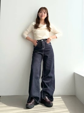 「おでかけ」｜momo🍑さん（レディース・158cm）の秋コーディネート