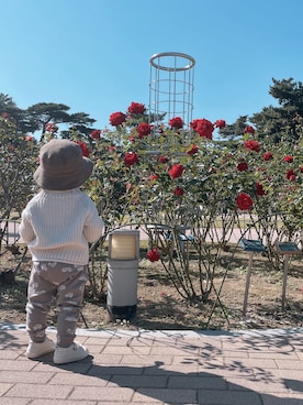 「おさんぽ」｜ろるさん（キッズ・90cm）の秋コーディネート