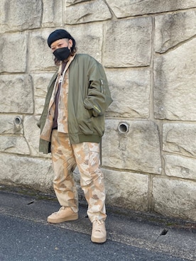 「PUNYUS（プニュズ）のアイテム（ジャケット/アウター）」を使った、nekonekomaiさん（レディース・156cm）の春コーディネート