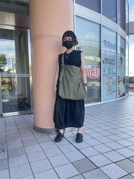 「TRUSS（トラス）のアイテム」を使った、nekonekomaiさん（レディース・156cm）の秋コーディネート