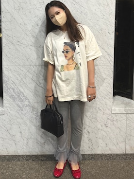 「MIRO AMURETTE（ミロアミュレット）のアイテム」を使った、tomokaさん（レディース・153cm）の夏コーディネート